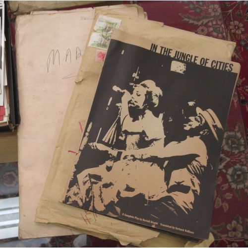 48 - Uncollated movie/television/theatre ephemera: to include scripts; magazines and portrait photographs