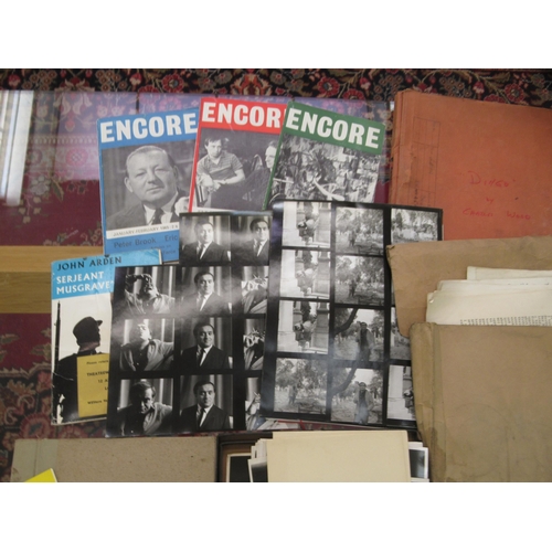 48 - Uncollated movie/television/theatre ephemera: to include scripts; magazines and portrait photographs