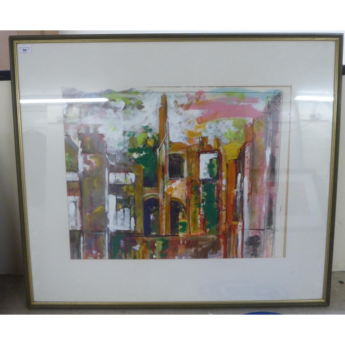 94 - Colin R Poynter - 'Cawdrey Park'  acrylic  bears a signature & label verso  21