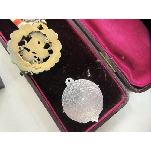 16 - Collectables: to include a Royal Society of St George silver and enamel medal&nbsp; boxed