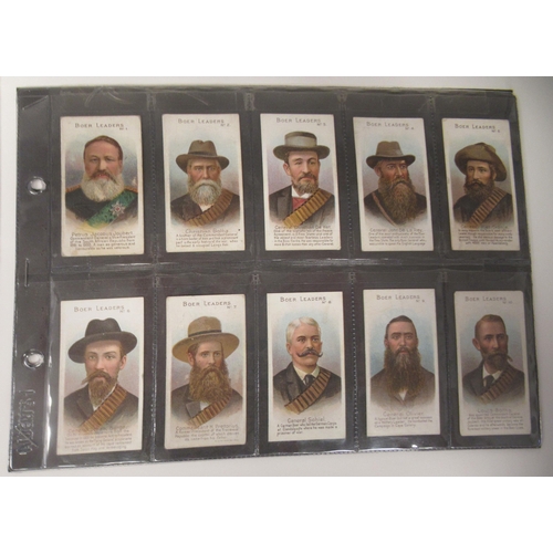 A 1901 set of twenty Taddy & Co cigarette cards 'Boer Leaders'