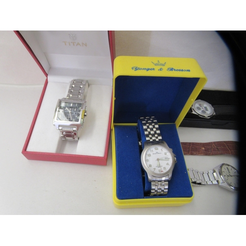 10 - Various modern boxed wristwatches: to include Sekonda and Titan