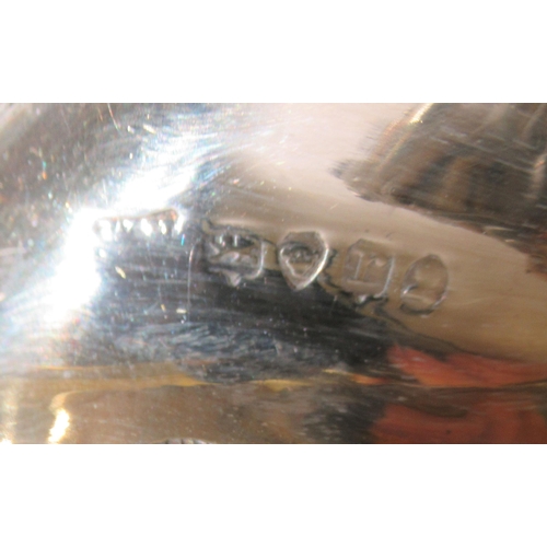 11 - A silver pedestal sauce boat&nbsp; London 1832