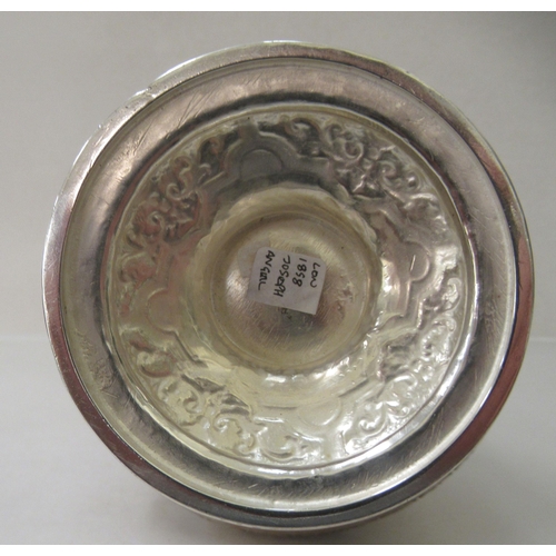 12 - A Victorian silver pedestal cream jug&nbsp; London 1892