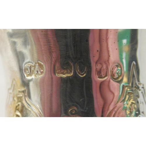 12 - A Victorian silver pedestal cream jug&nbsp; London 1892