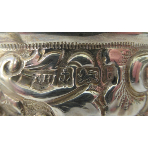 13 - Silver tableware: to include a twin handled sugar basin&nbsp; Birmingham 1901