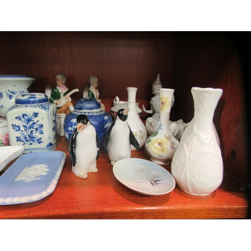 23 - Collectable ceramics: to include examples by Royal Copenhagen, Royal Worcester and Wedgwood