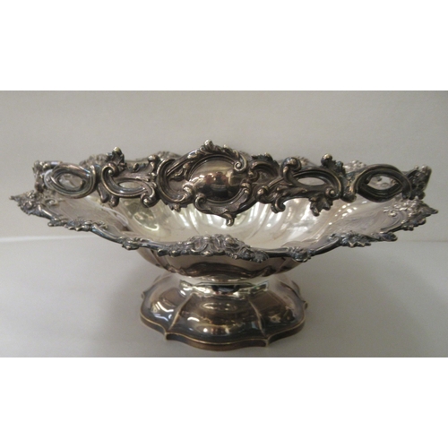 37 - An early Victorian silver bread basket  London 1839   13