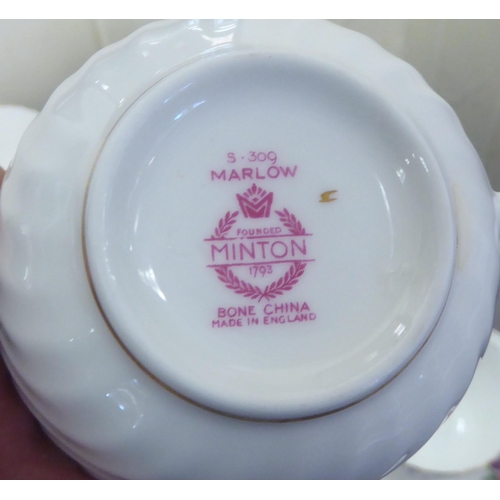48 - Minton china Marlow pattern teaware