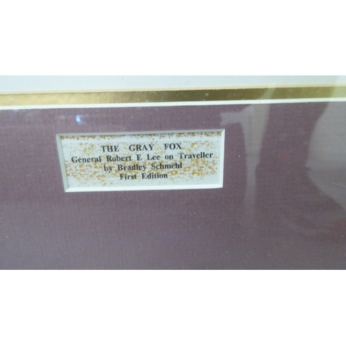 49 - After Bradley Schmehl - 'The Gray Fox'  Limited Edition 13/55 coloured print with a Somerset House P... 