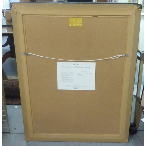 49 - After Bradley Schmehl - 'The Gray Fox'  Limited Edition 13/55 coloured print with a Somerset House P... 