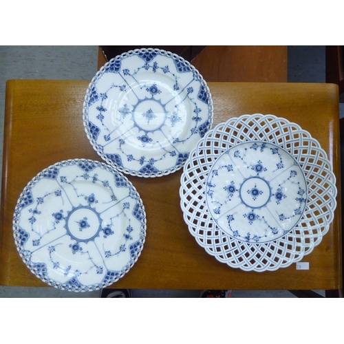7 - Royal Copenhagen porcelain blue and white teaware