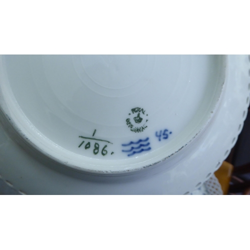 7 - Royal Copenhagen porcelain blue and white teaware