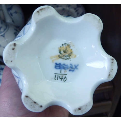 7 - Royal Copenhagen porcelain blue and white teaware