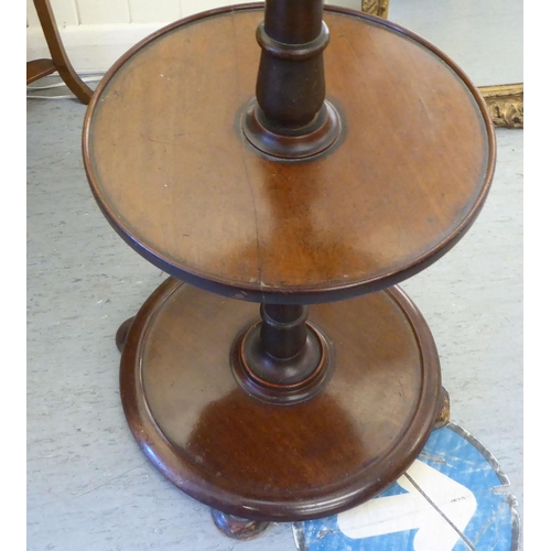 58 - A late Victorian mahogany four tier dumbwaiter  47