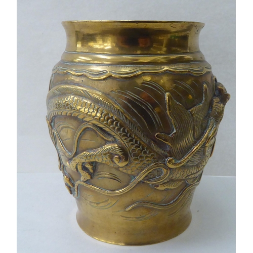 17 - Oriental collectables: to include a pair of early 20thC Japanese Satsuma miniature vases&nbsp; 3