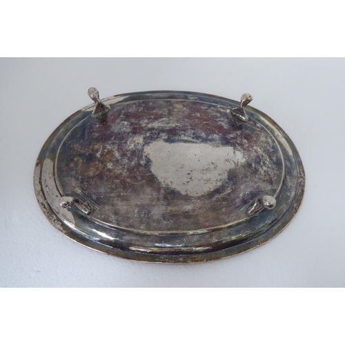 12 - Silver and white metal collectables: to include a silver three piece condiments set  Mappin & We... 