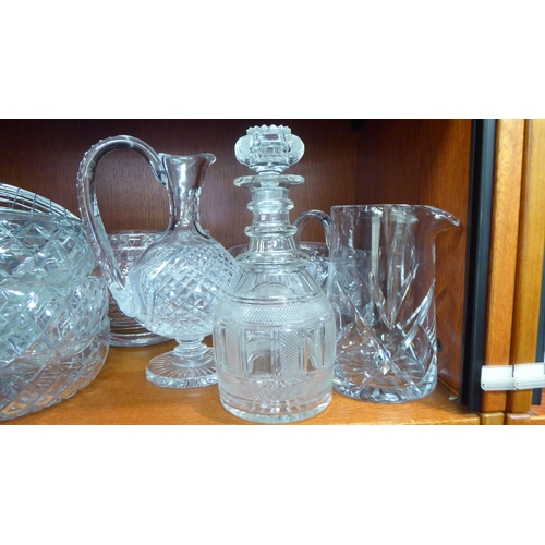 149 - Glassware: to include a pair of Waterford Crystal toasting flutes  boxed 