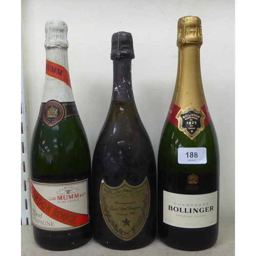 188 - Champagne: to include a bottle of 1980 Dom Perignon 