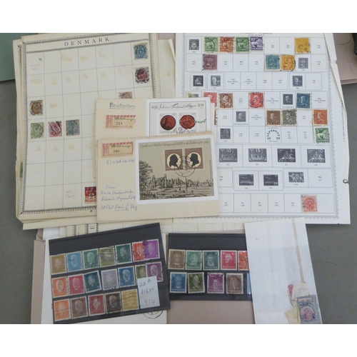 208 - Postage stamps: to include a miscellaneous collection and stock books