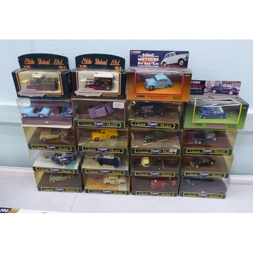 25 - Diecast model vehicles: to include a Corgi TR3  boxed