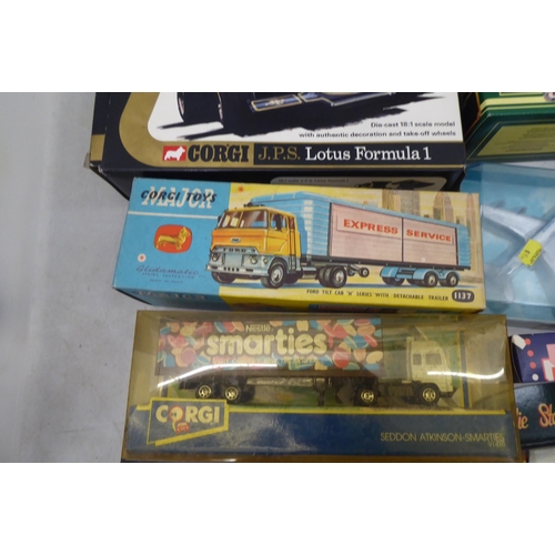 25 - Diecast model vehicles: to include a Corgi TR3  boxed