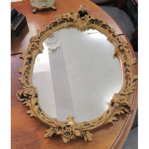 269 - A mixed lot: to include a gilded mirror with a bevelled plate  14