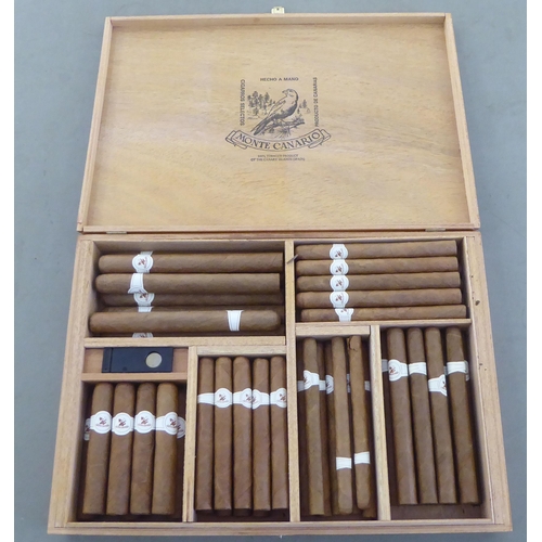 284 - Approx. fifty Monte Canarias cigars  various sizes 