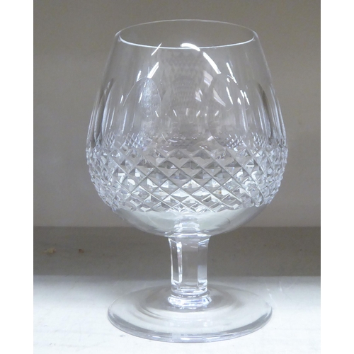 311 - A set of ten Waterford Crystal Colleen pattern brandy balloons 