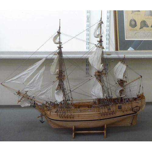 331 - A scratch built model, HMS Bounty  24