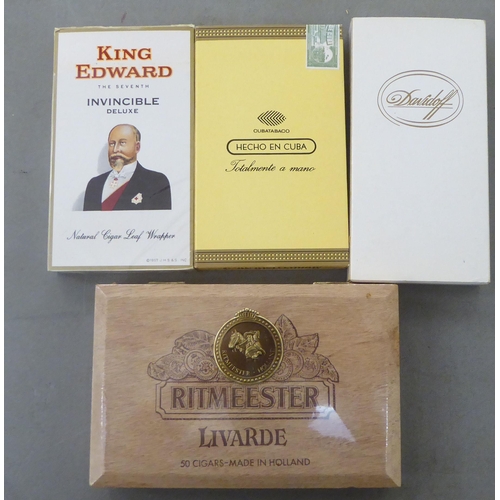 337 - Cigars: to include a box of fifty Ritmeester Livarde 