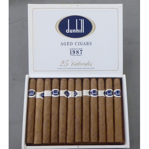 338 - Cigars: to include a box of twenty-five Dunhill Valverde's 