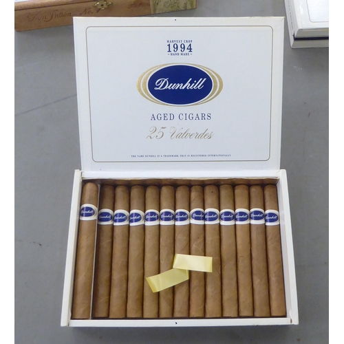 338 - Cigars: to include a box of twenty-five Dunhill Valverde's 