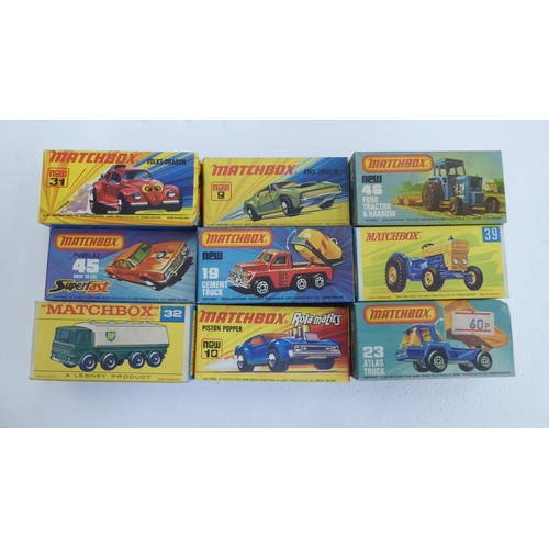 345 - Approx. thirty Matchbox model vehicles  boxed 