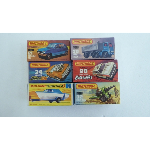 345 - Approx. thirty Matchbox model vehicles  boxed 