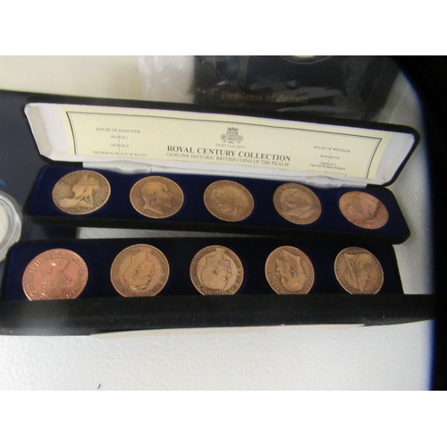 363 - Royal Mint, silver and other proof coins: to include The Royal Century collection  boxed 