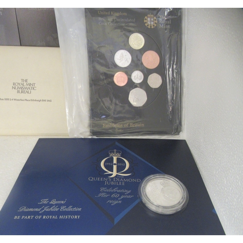 363 - Royal Mint, silver and other proof coins: to include The Royal Century collection  boxed 