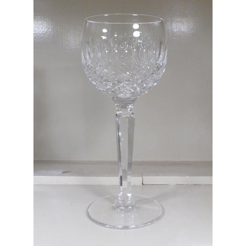 366 - A set of eleven Waterford Crystal pedestal wines 