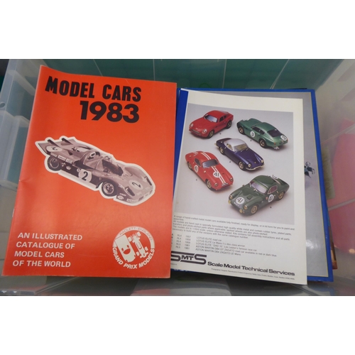 37 - Books and collectables, relating to diecast model vehicles