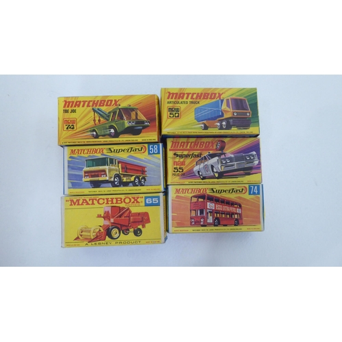 44 - Approx. thirty Matchbox model vehicles  boxed