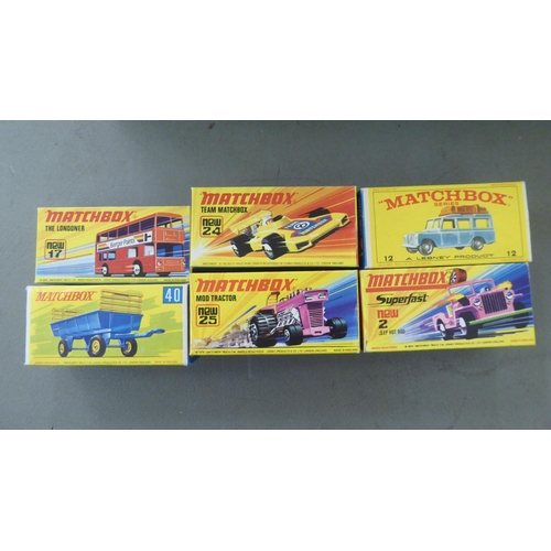 45 - Approx. thirty Matchbox model vehicles  boxed 