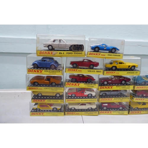 46 - Dinky diecast model vehicles: to include a no.187 De Tomaso  boxed 