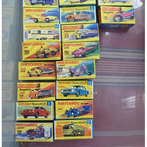 48 - Approx. thirty Matchbox model vehicles  boxed 