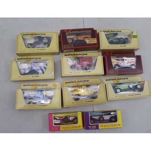 55 - Diecast model vehicles: to include a Matchbox 1907 Peugeot  boxed