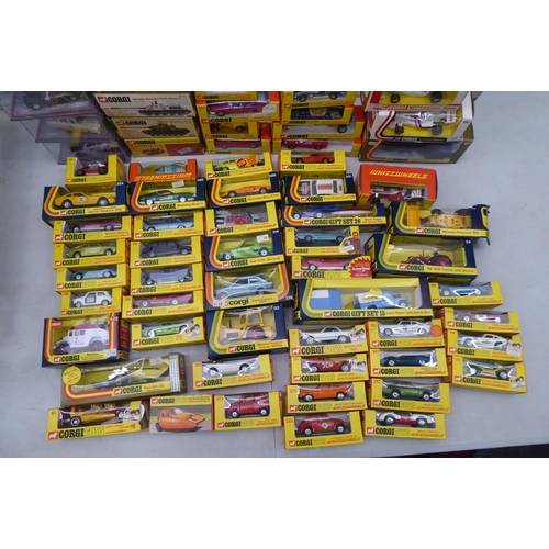 60 - Corgi diecast model vehicles: to include many Whizzwheels examples  boxed