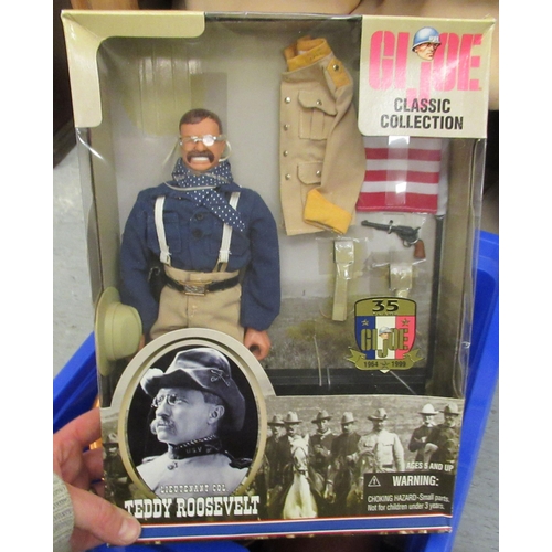 69 - American western themed collectables: to include a GI Joe Classic Collection Roosevelt Teddy action ... 