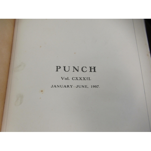 74 - Books, Punch themed: to include Edwardian period annuals