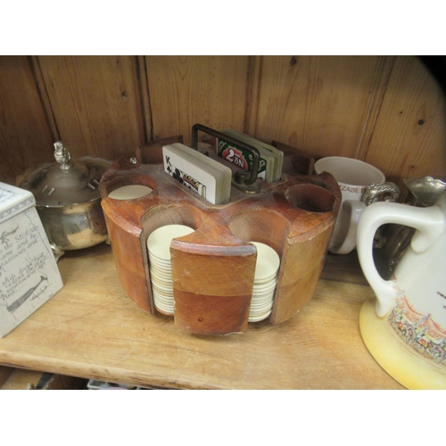 82 - A mixed lot: to include a silver plated four piece tea set