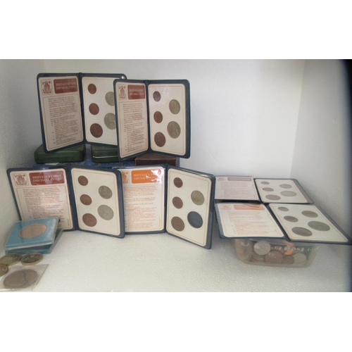 89 - Uncollated, mainly British pre-decimal coins; and some Royal Mint examples