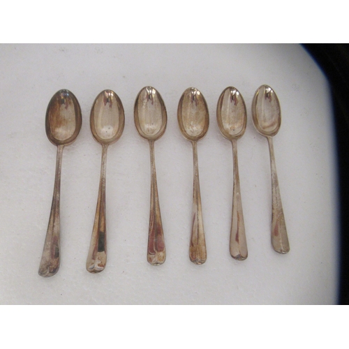 9 - Silver collectables: to include a set of six Old English pattern teaspoons  London 1952  c... 